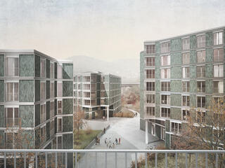 Energieplus-Quartier Aarerain Worblaufen | Fischer Architekten AG Zürich