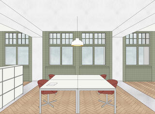 Materialisierungskonzept Stand Machbarkeitsstudie Uraniastrasse 9 Zürich | Fischer Architekten AG