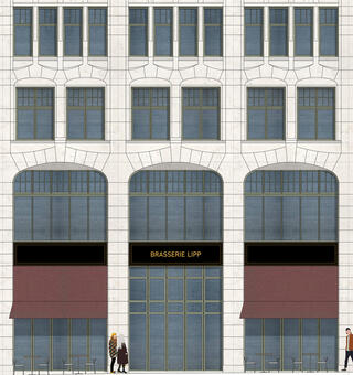 Materialisierungskonzept Stand Machbarkeitsstudie Uraniastrasse 9 Zürich | Fischer Architekten AG