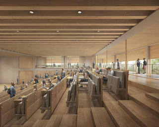 Wettbewerb Portal UZH, Auditorium, Universität Zürich, Irchel, Fischer Architekten AG