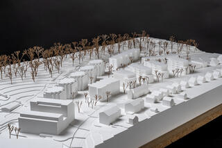 Ziegeleiplatz Dättnau, Situationsmodell, Fischer Architekten AG