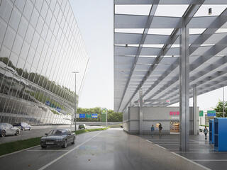 Tankstelle, Flughafen, Fischer Architekten AG