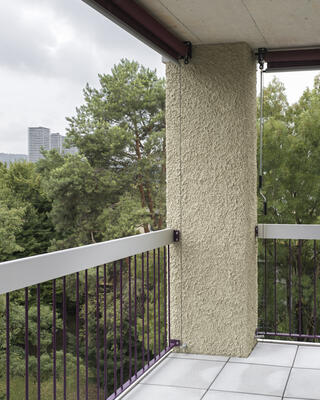 Balkon, Birchlenstrasse Dübendorf, Fischer Architekten AG