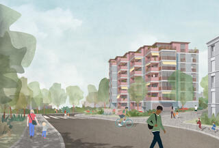 Alte Landstrasse Kloten, Visualisierung, Fischer Architekten AG