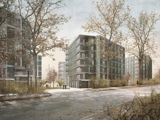 Energieplus-Quartier Aarerain Worblaufen | Fischer Architekten AG Zürich