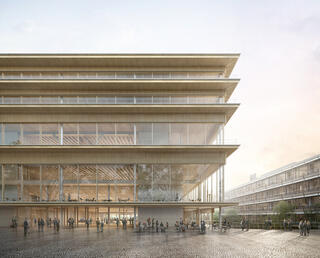 Wettbewerb Portal UZH, Universität Zürich, Irchel, Fischer Architekten AG